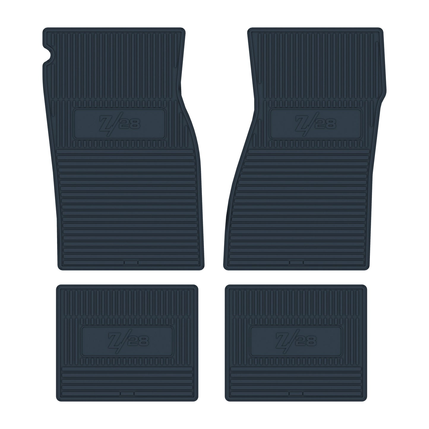 67-69 CHEVROLET CAMARO 'Z/28' FLOOR MATS - DARK BLUE
