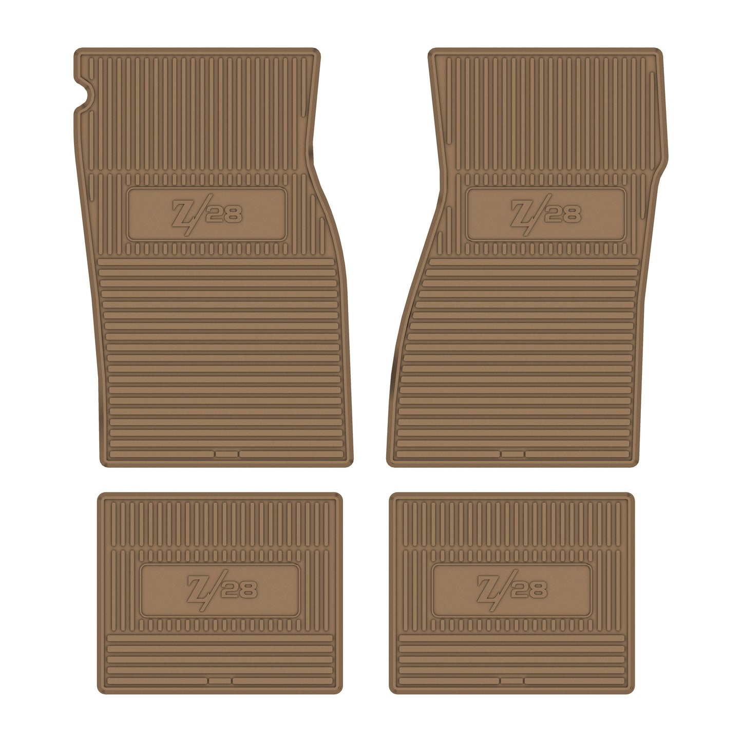 67-69 CHEVROLET CAMARO 'Z/28' FLOOR MATS - TAN