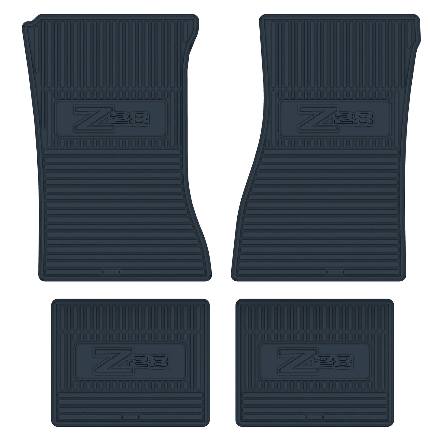 72-74 CHEVROLET CAMARO 'Z/28' FLOOR MATS - DARK BLUE