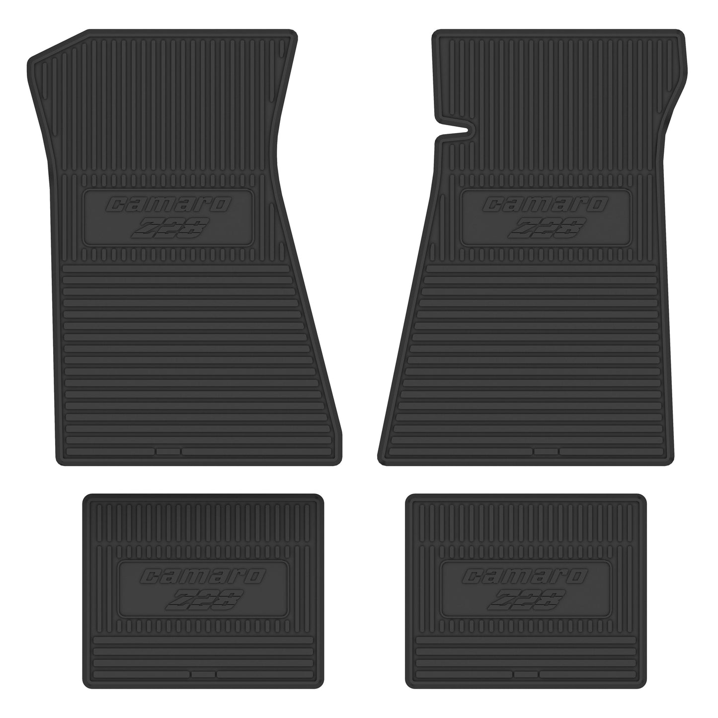 79-81 CHEVROLET 'CAMARO Z/28' FLOOR MATS - BLACK