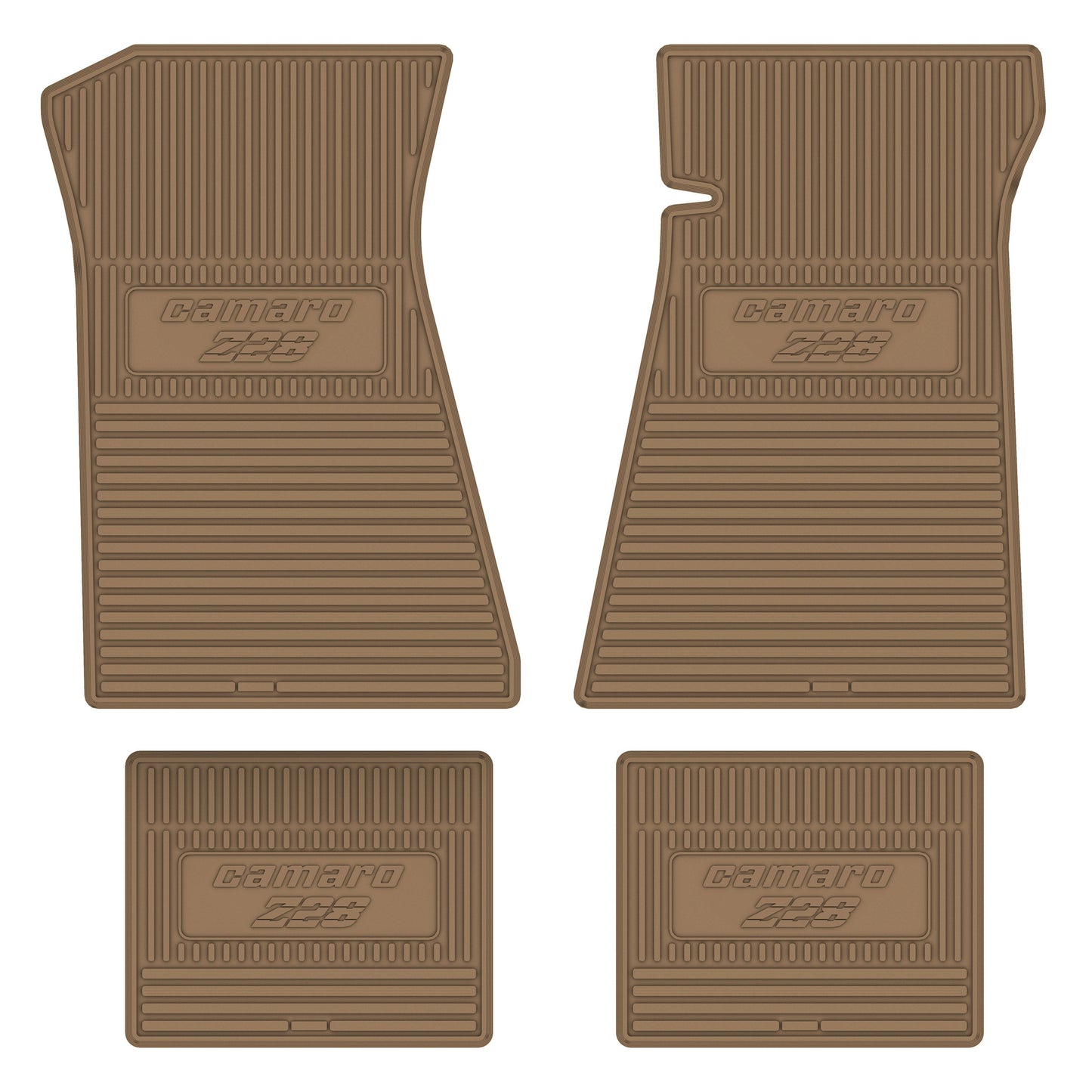 79-81 CHEVROLET 'CAMARO Z/28' FLOOR MATS - TAN