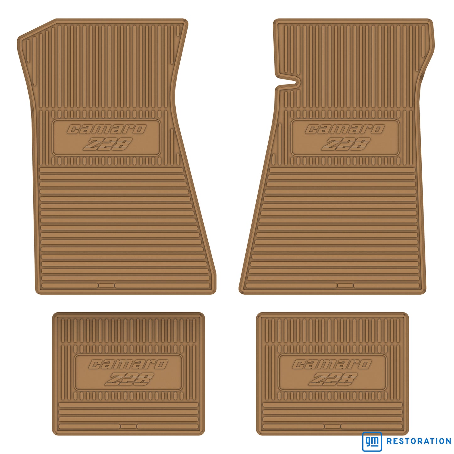 79-81 CHEVROLET 'CAMARO Z/28' FLOOR MATS - GOLD