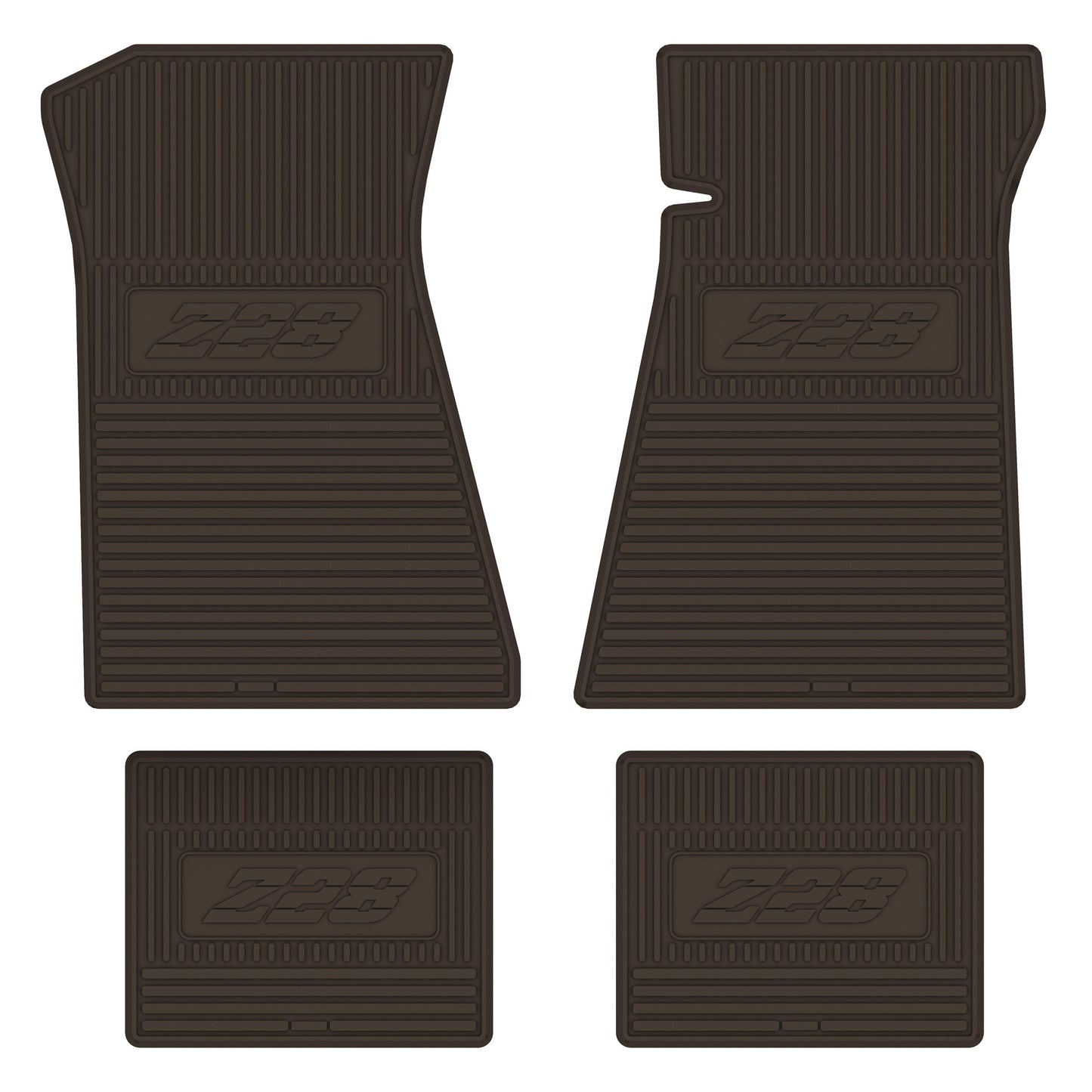 79-81 CHEVROLET CAMARO 'Z/28' FLOOR MATS - BROWN