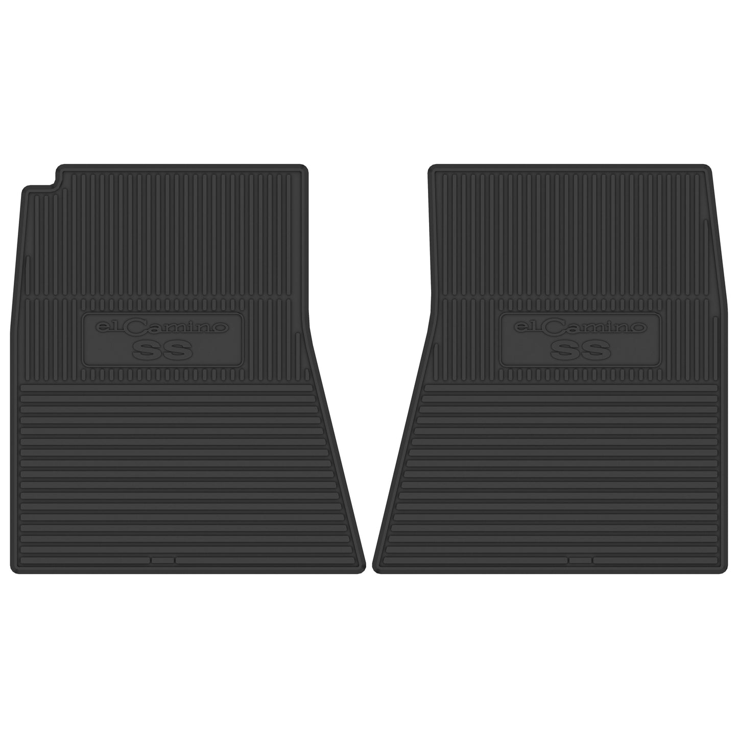 68-69 CHEVRIOLET 'EL CAMINO SS' FLOOR MATS - BLACK