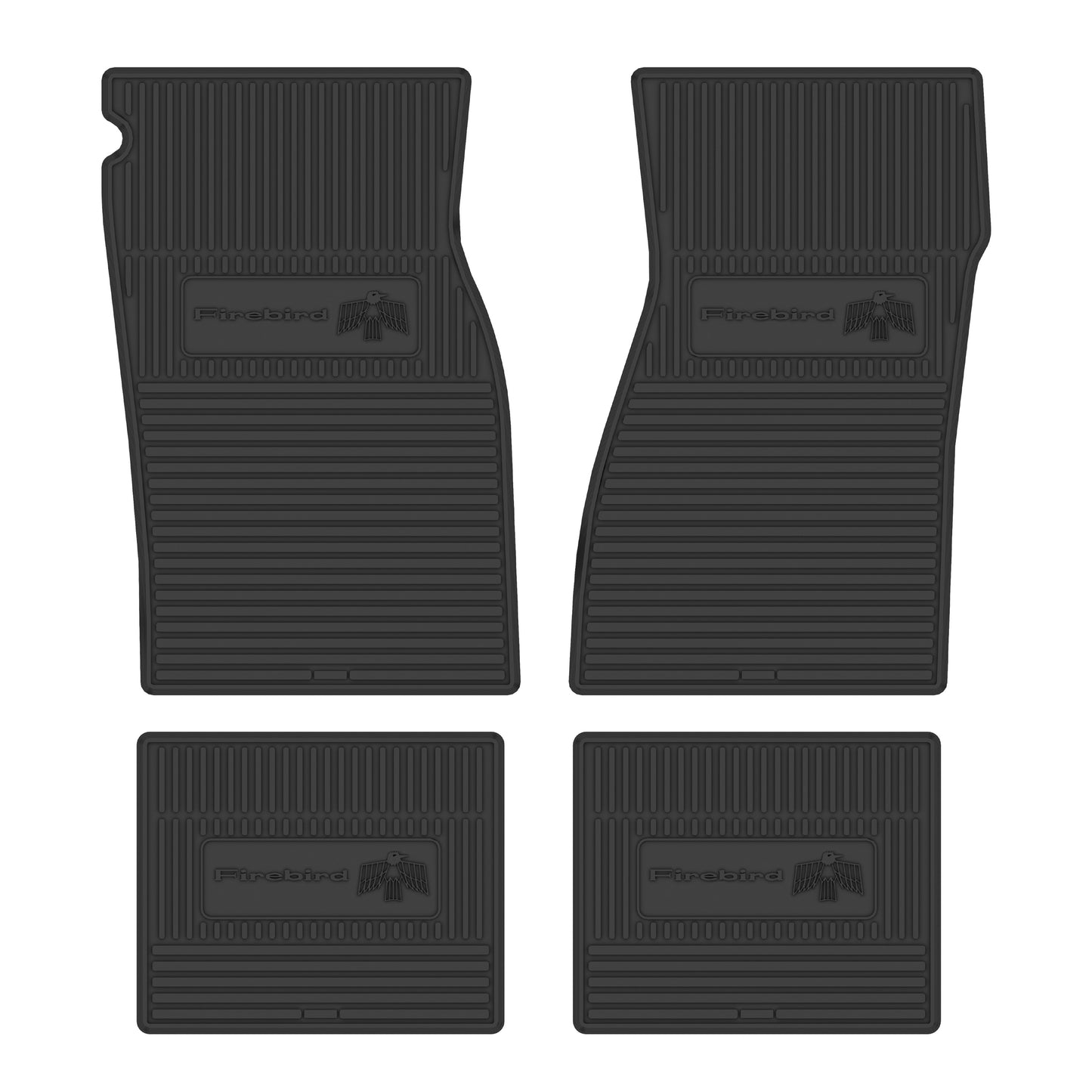 67-69 PONTIAC 'FIREBIRD' FLOOR MATS - BLACK