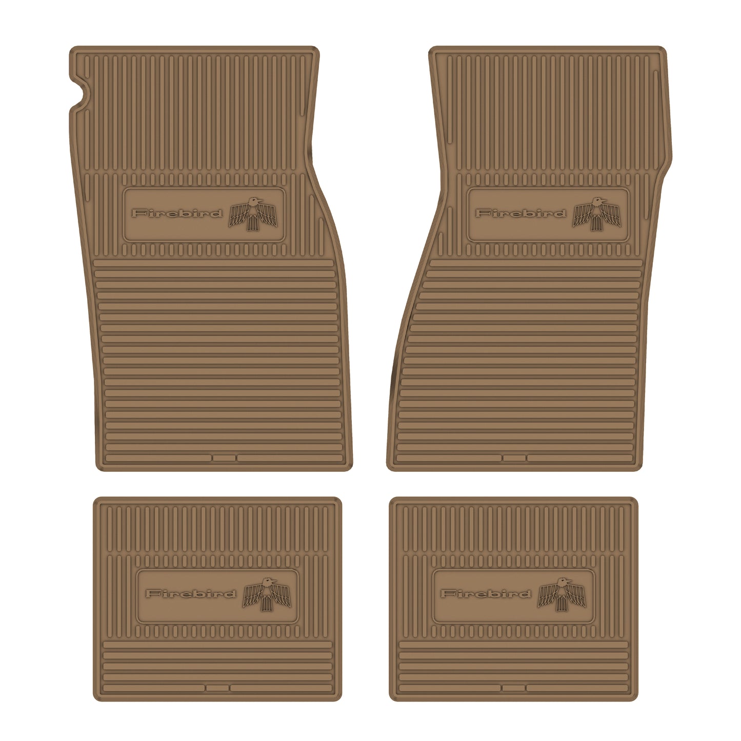67-69 PONTIAC 'FIREBIRD' FLOOR MATS - TAN