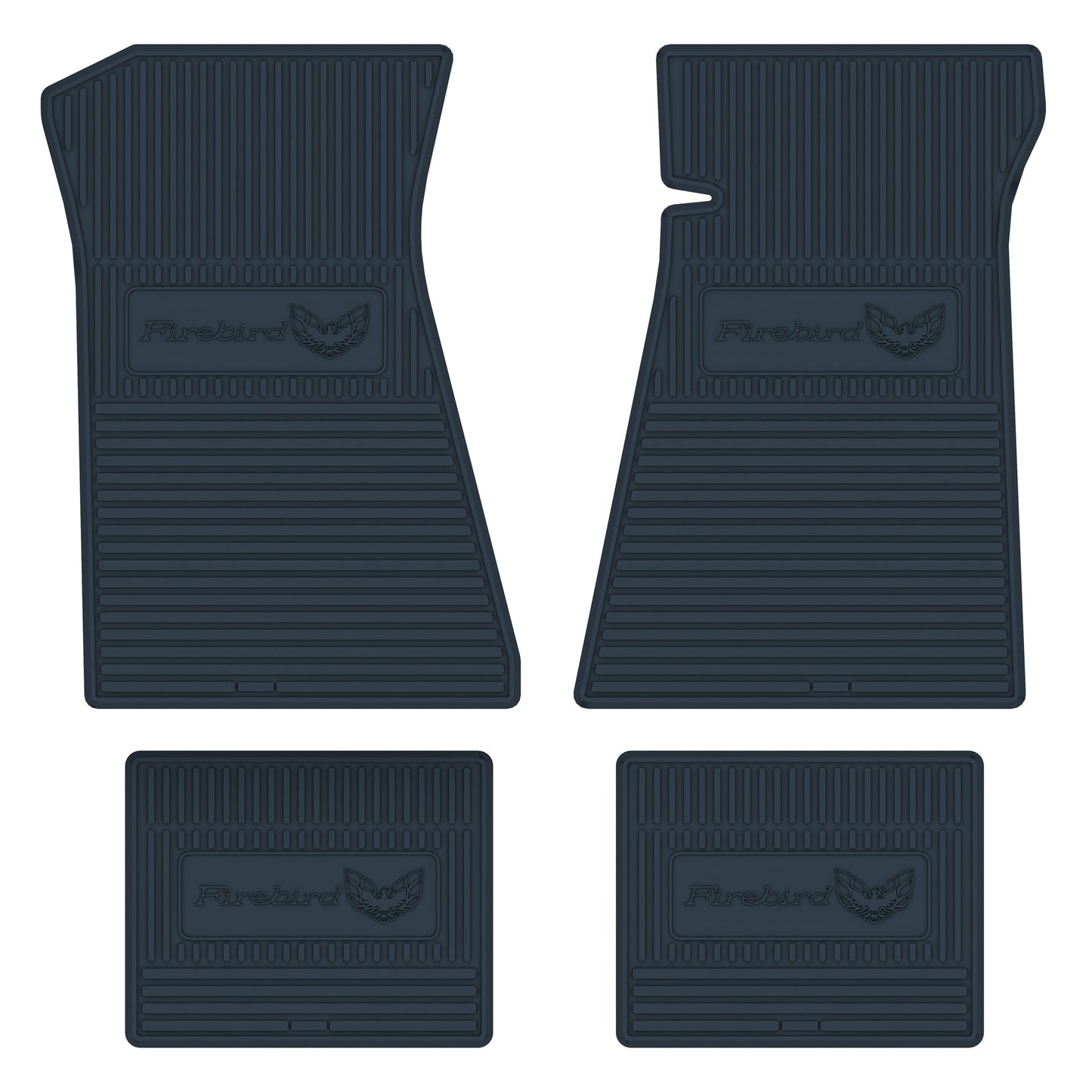 75-81 PONTIAC 'FIREBIRD' FLOOR MATS - DARK BLUE