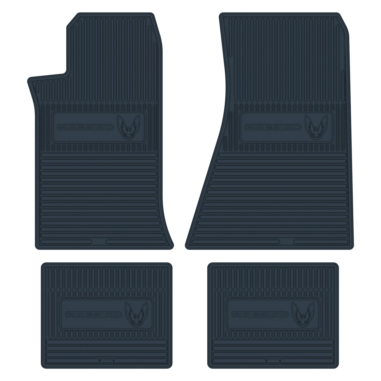82-84 PONTIAC 'FIREBIRD' FLOOR MATS - DARK BLUE