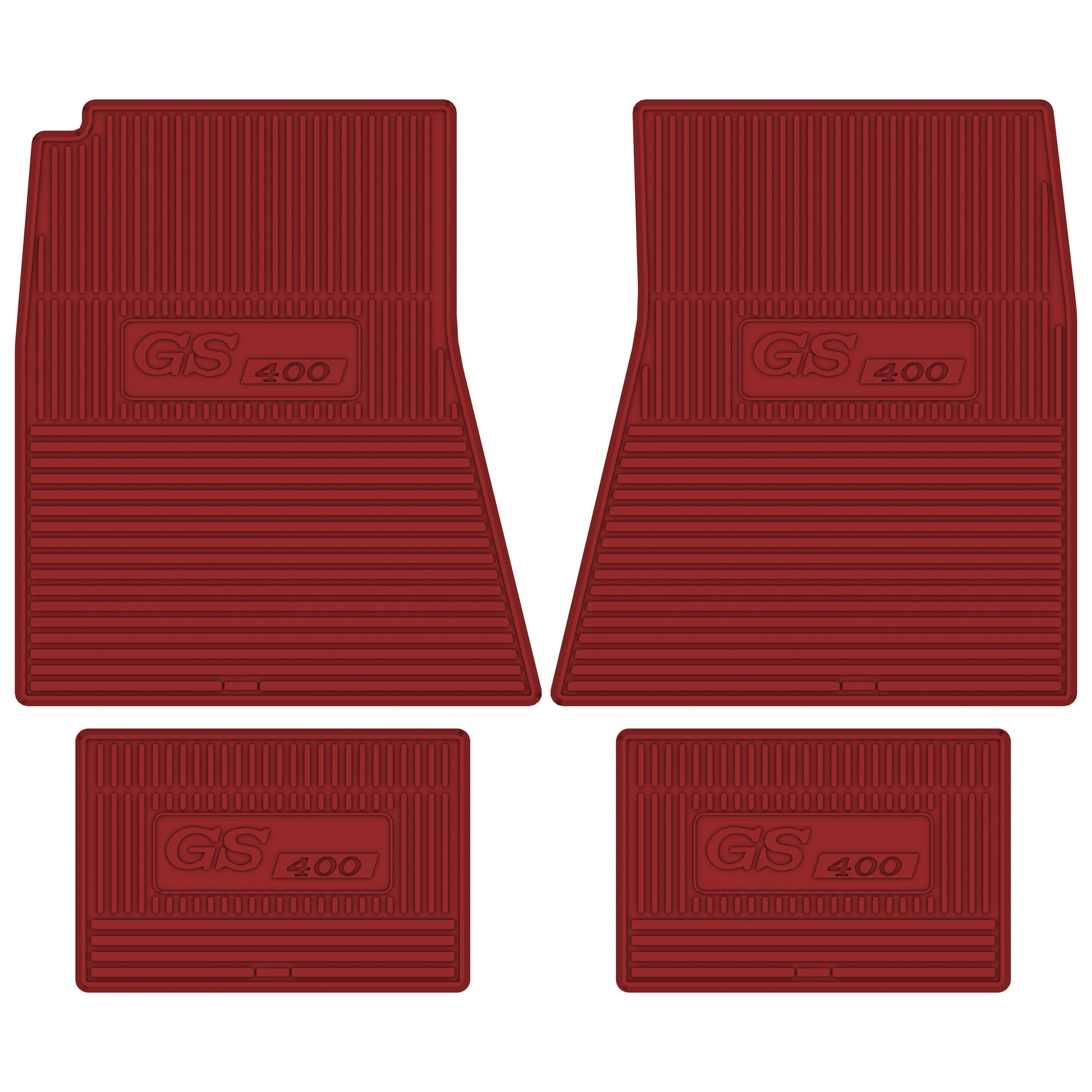 1968-1969 Buick Gran Sport 'GS 400' Floor Mats - Red - Legendary