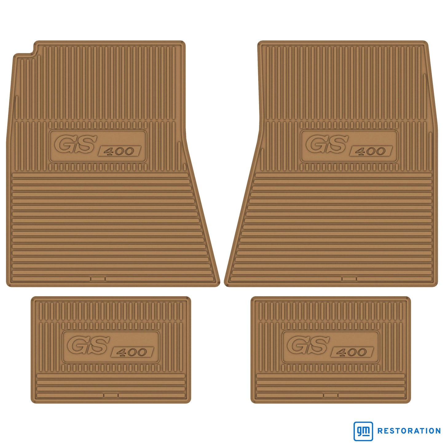68-69 BUICK GRAN SPORT 'GS 400' FLOOR MATS - GOLD