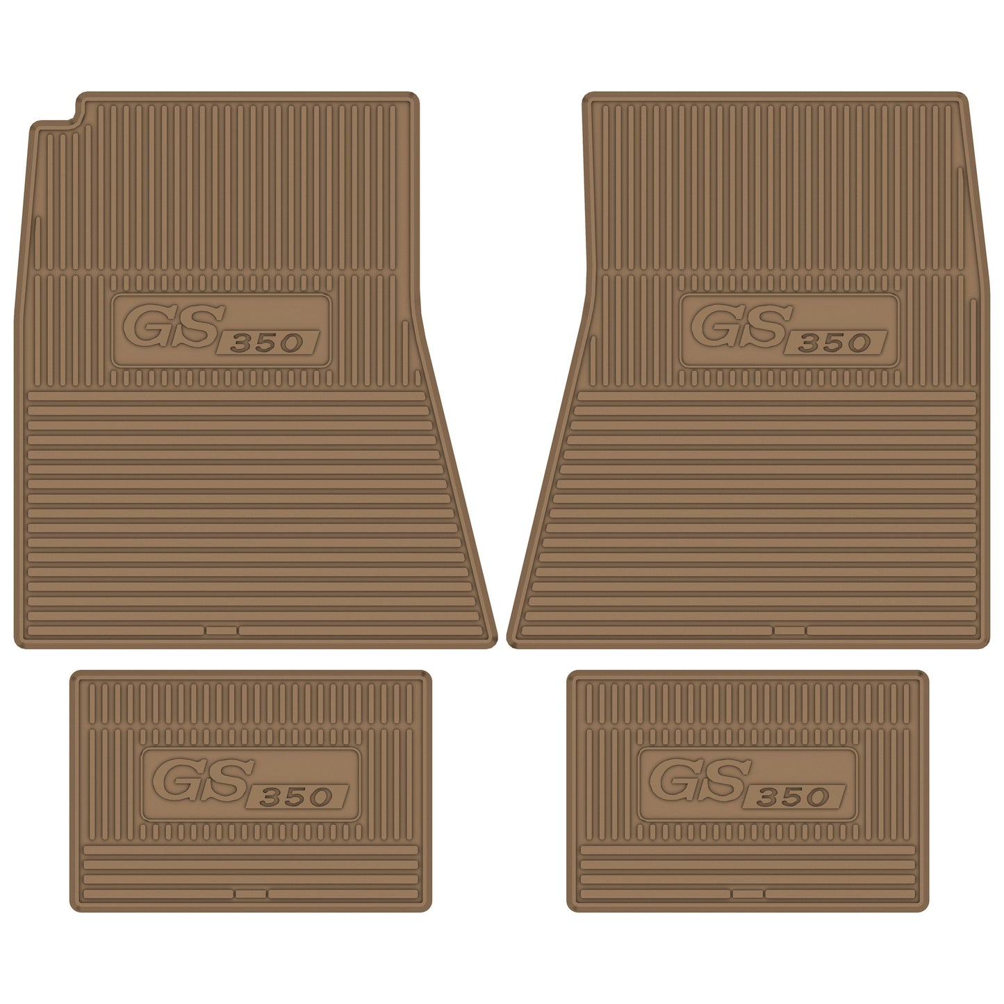 68-69 BUICK GRAN SPORT 'GS 350' FLOOR MATS - TAN
