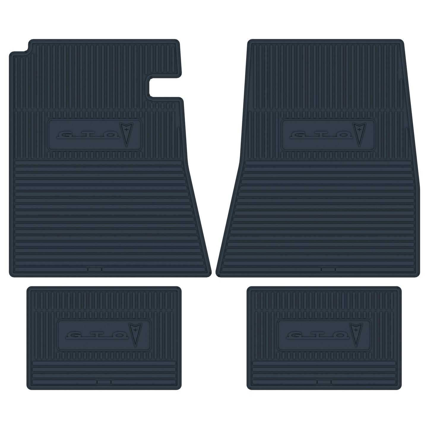 64-65 PONTIAC 'GTO' FLOOR MATS - DARK BLUE