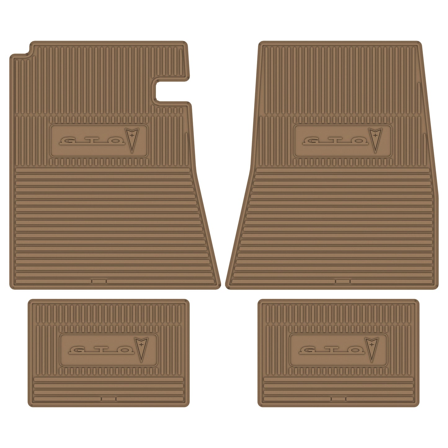 64-65 PONTIAC 'GTO' FLOOR MATS - TAN