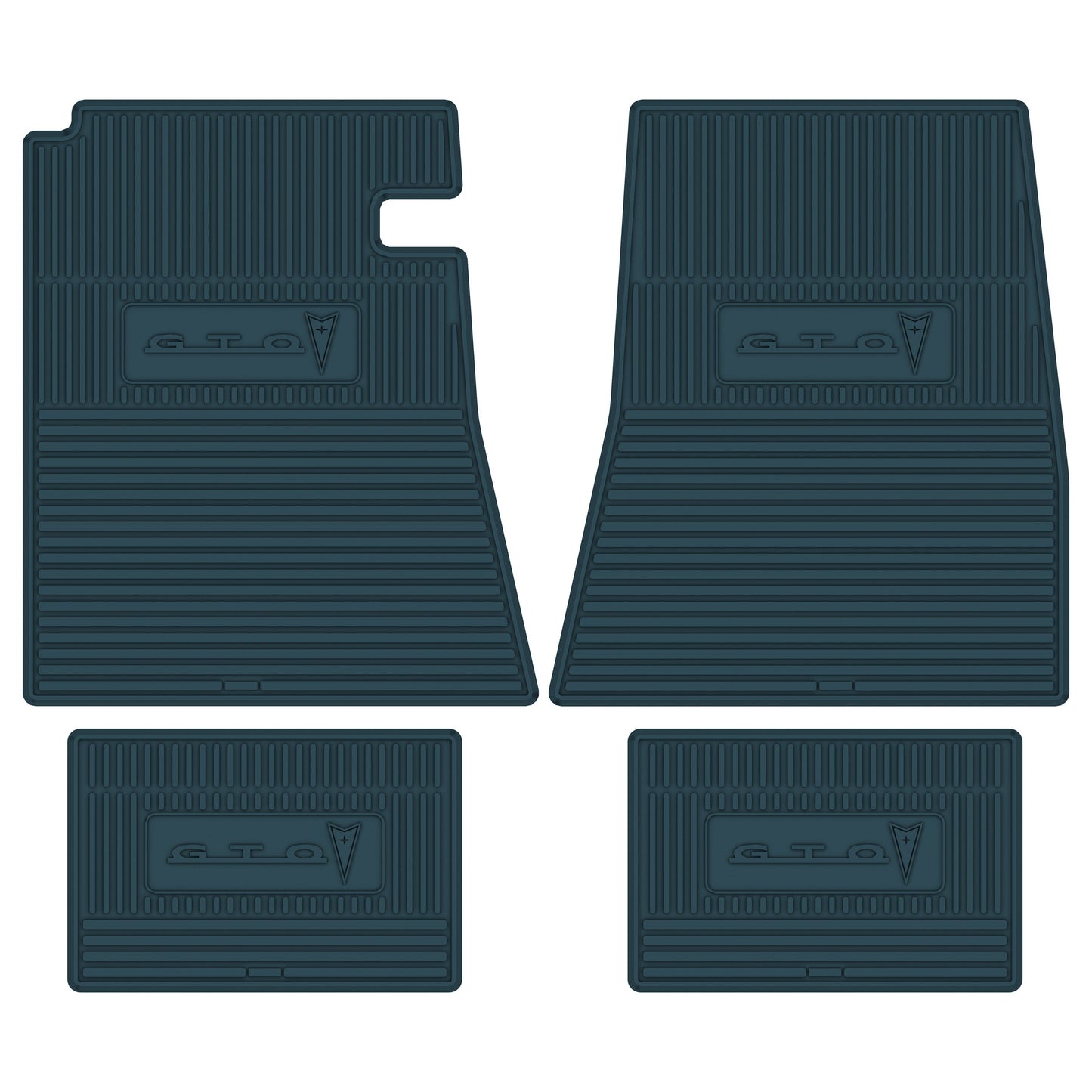 64-65 PONTIAC 'GTO' FLOOR MATS - TURQUOISE