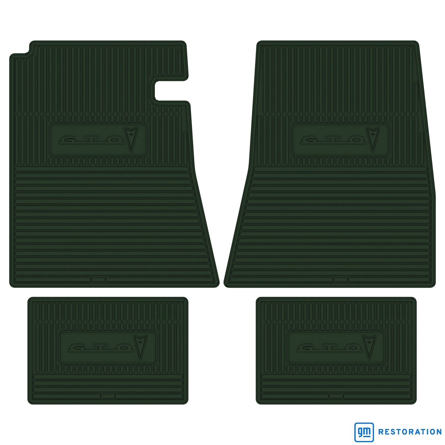 64-65 PONTIAC 'GTO' FLOOR MATS - GREEN