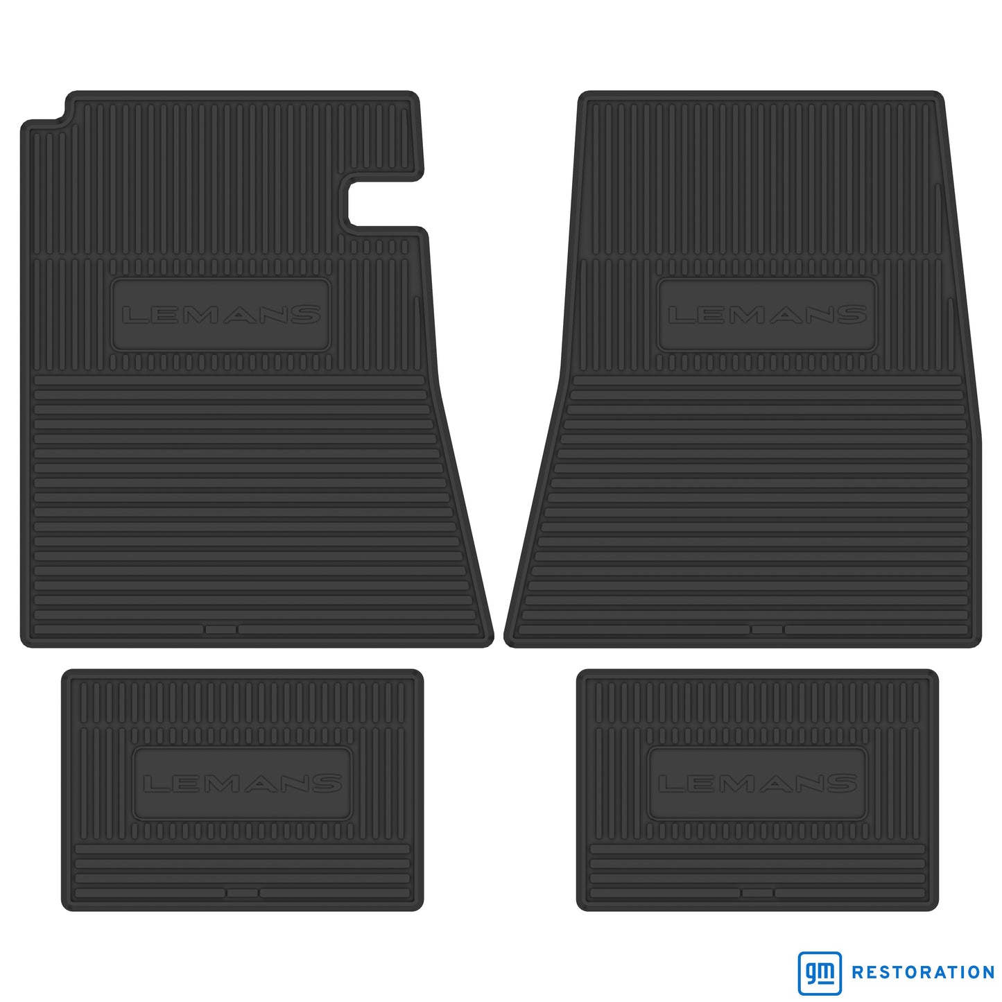 65 PONTIAC 'LEMANS' FLOOR MATS - BLACK