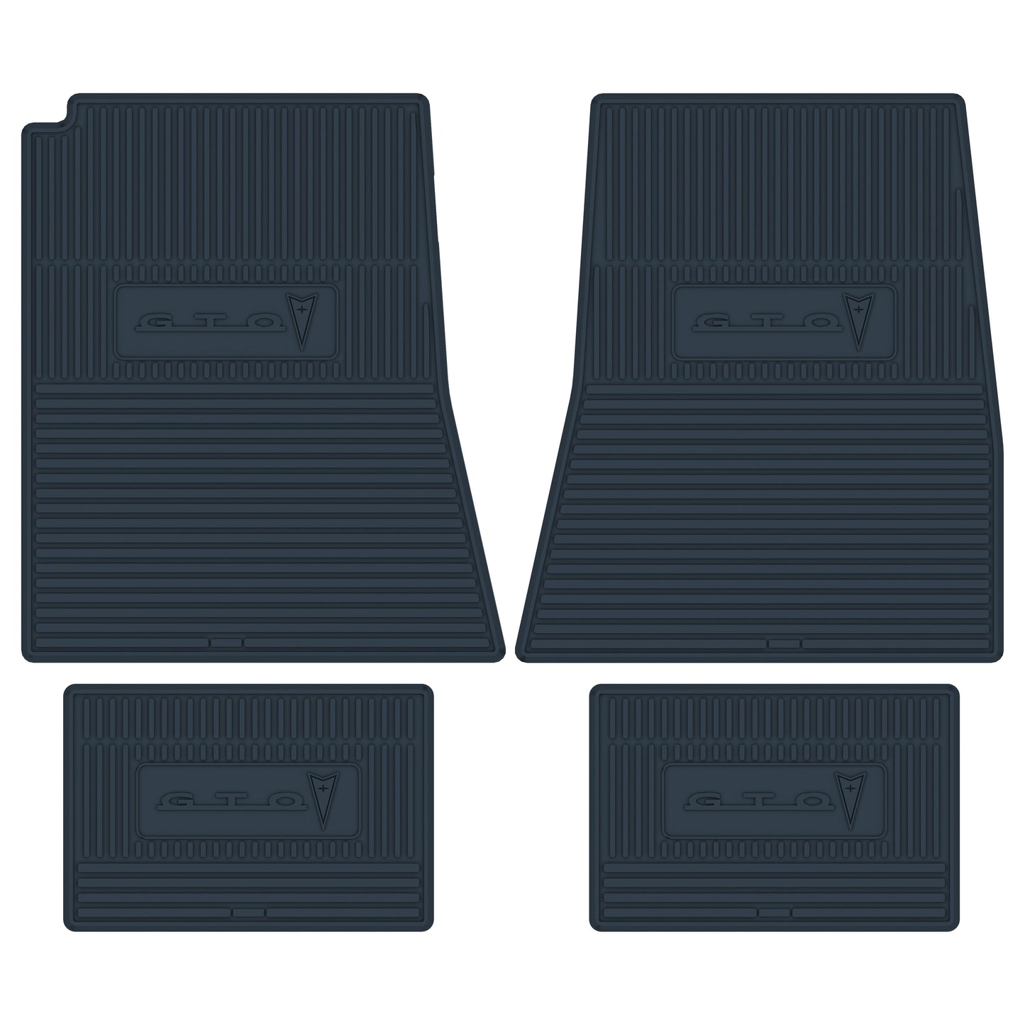 66-67 PONTIAC 'GTO' FLOOR MATS - DARK BLUE