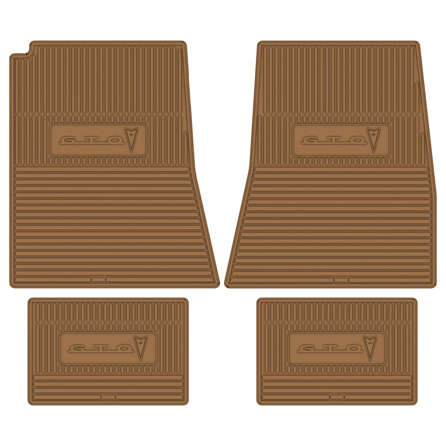 66-67 PONTIAC 'GTO' FLOOR MATS - GOLD