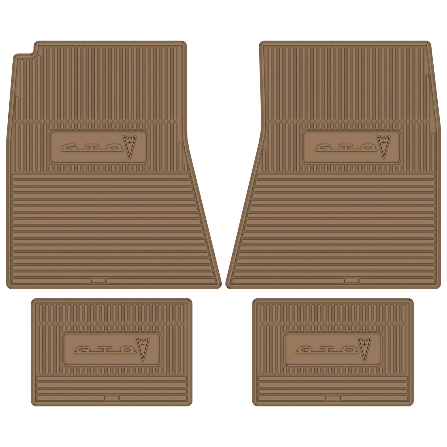 68-72 PONTIAC 'GTO' FLOOR MATS - TAN