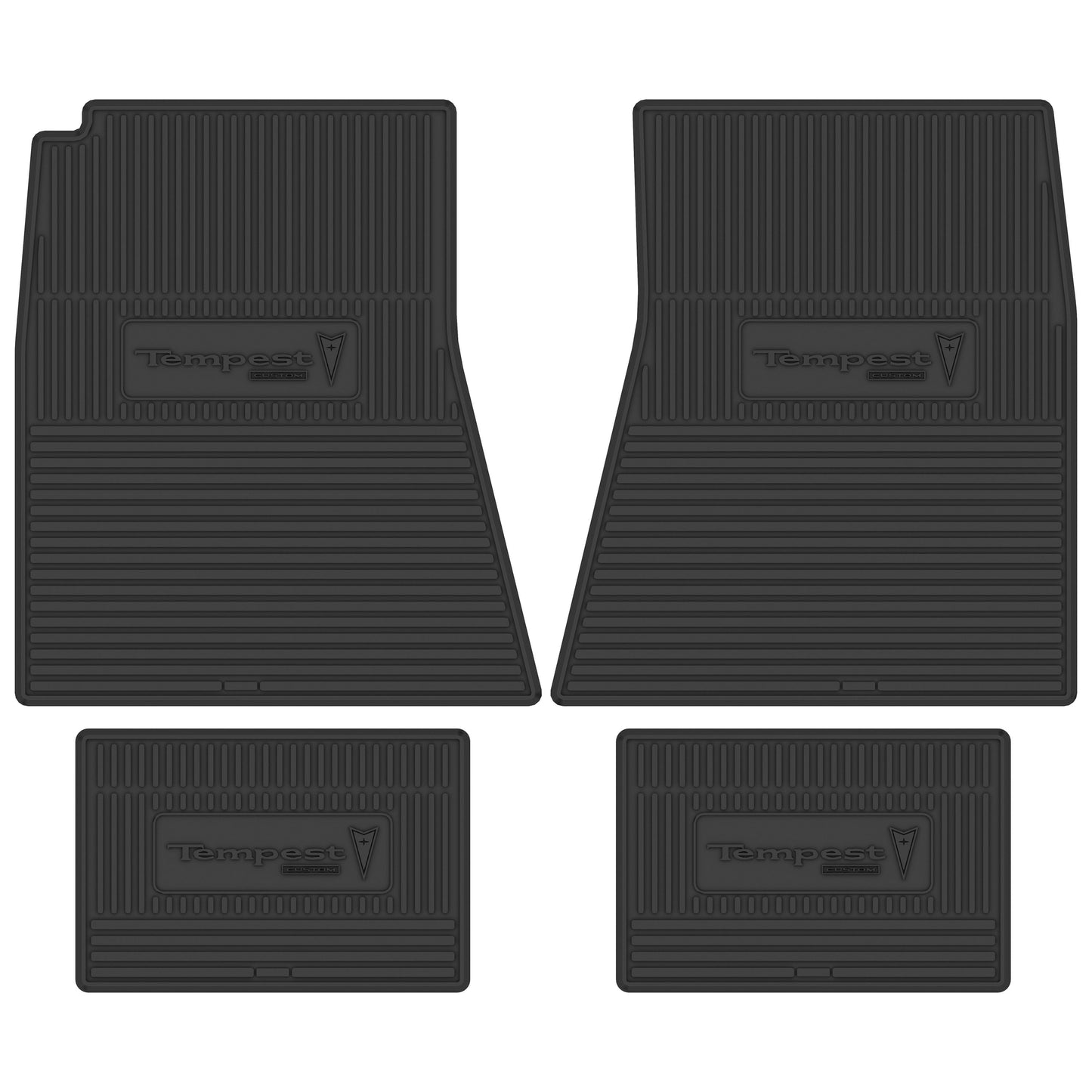 68 PONTIAC 'TEMPEST CUSTOM' FLOOR MATS - BLACK