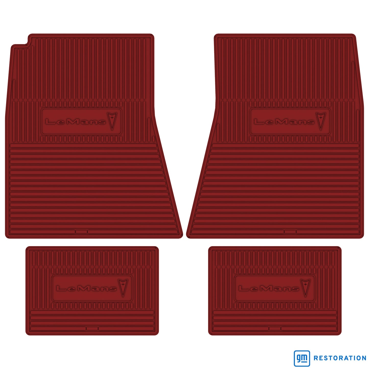 68-69 PONTIAC 'LEMANS' FLOOR MATS - RED