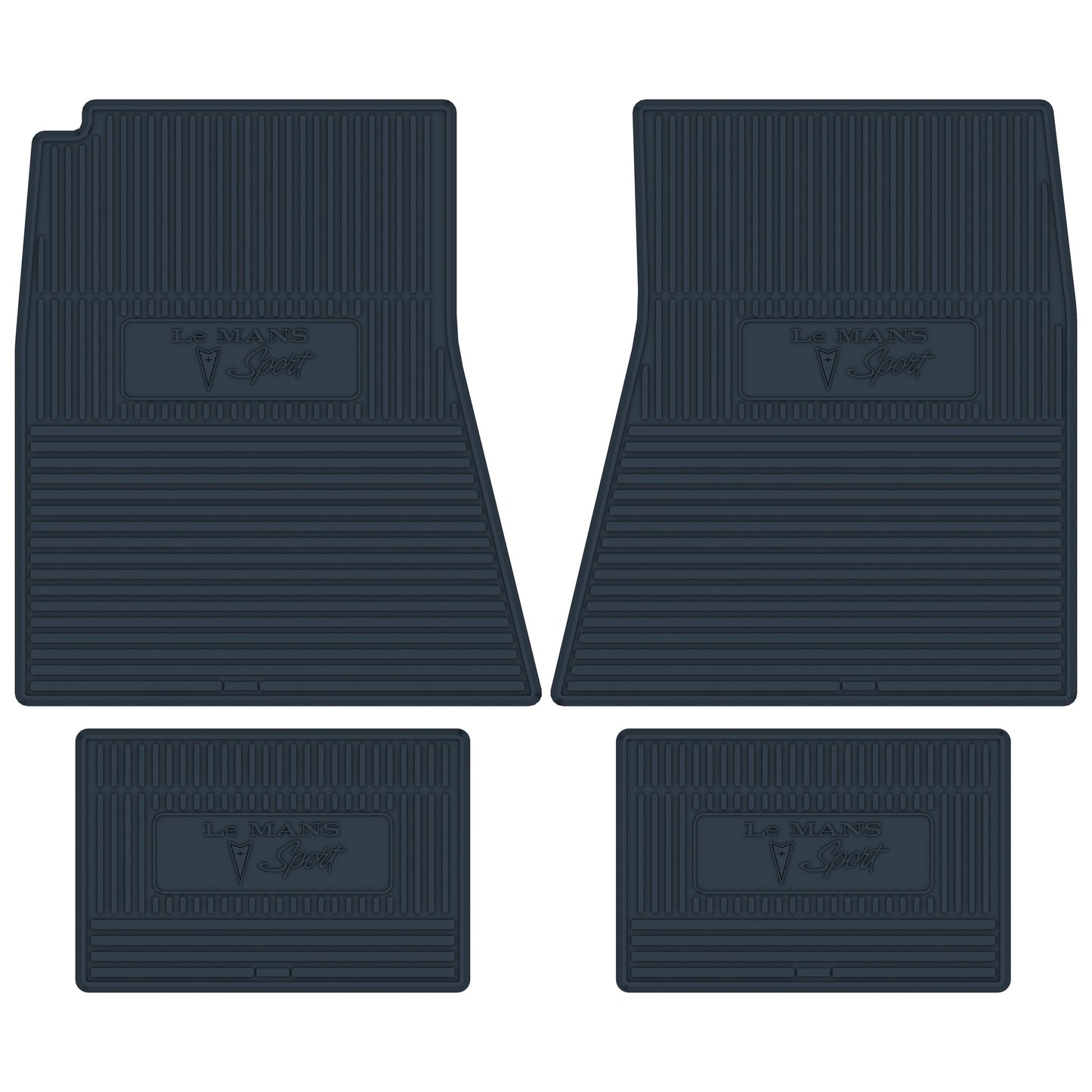 70-72 PONTIAC 'LEMANS SPORT' FLOOR MATS - DARK BLUE