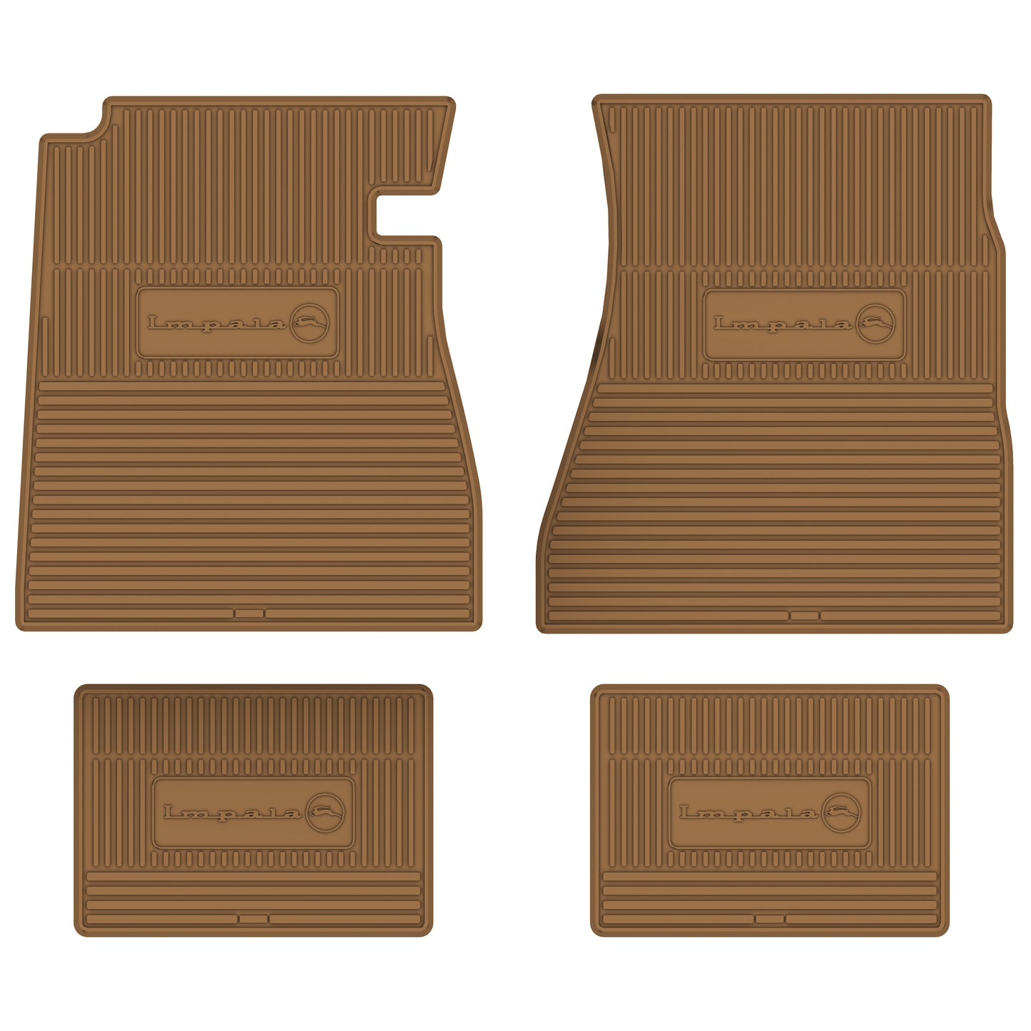 67 CHEVROLET 'IMPALA' FLOOR MATS - GOLD