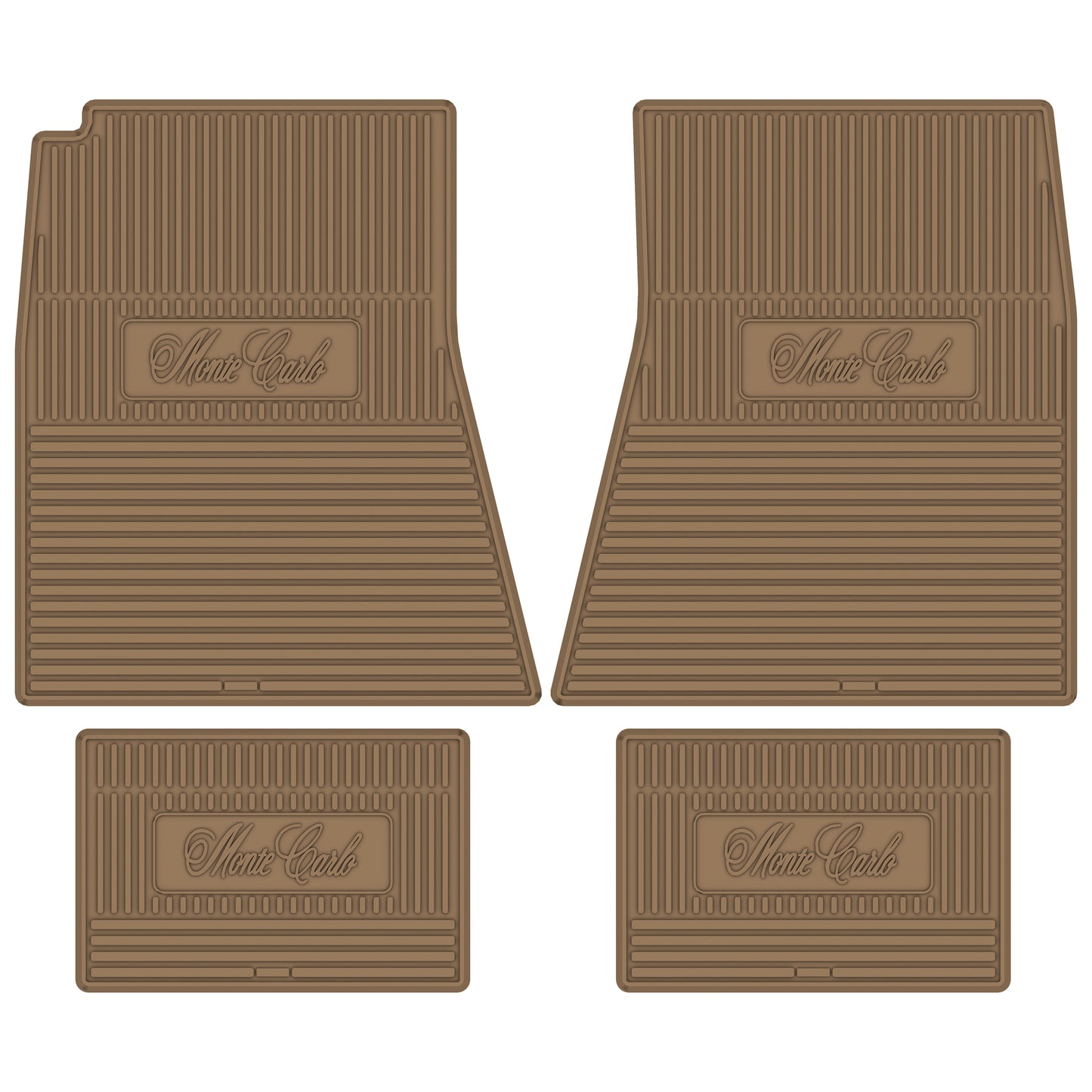 70-72 CHEVROLET 'MONTE CARLO' FLOOR MATS - TAN