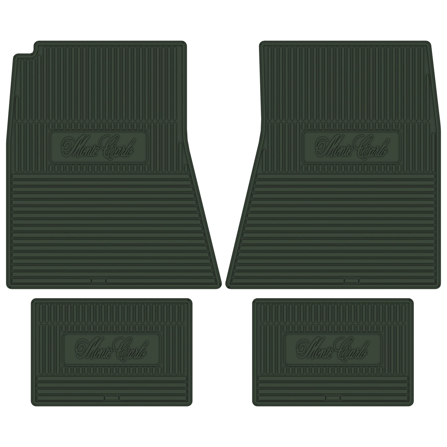 70-72 CHEVROLET 'MONTE CARLO' FLOOR MATS - GREEN