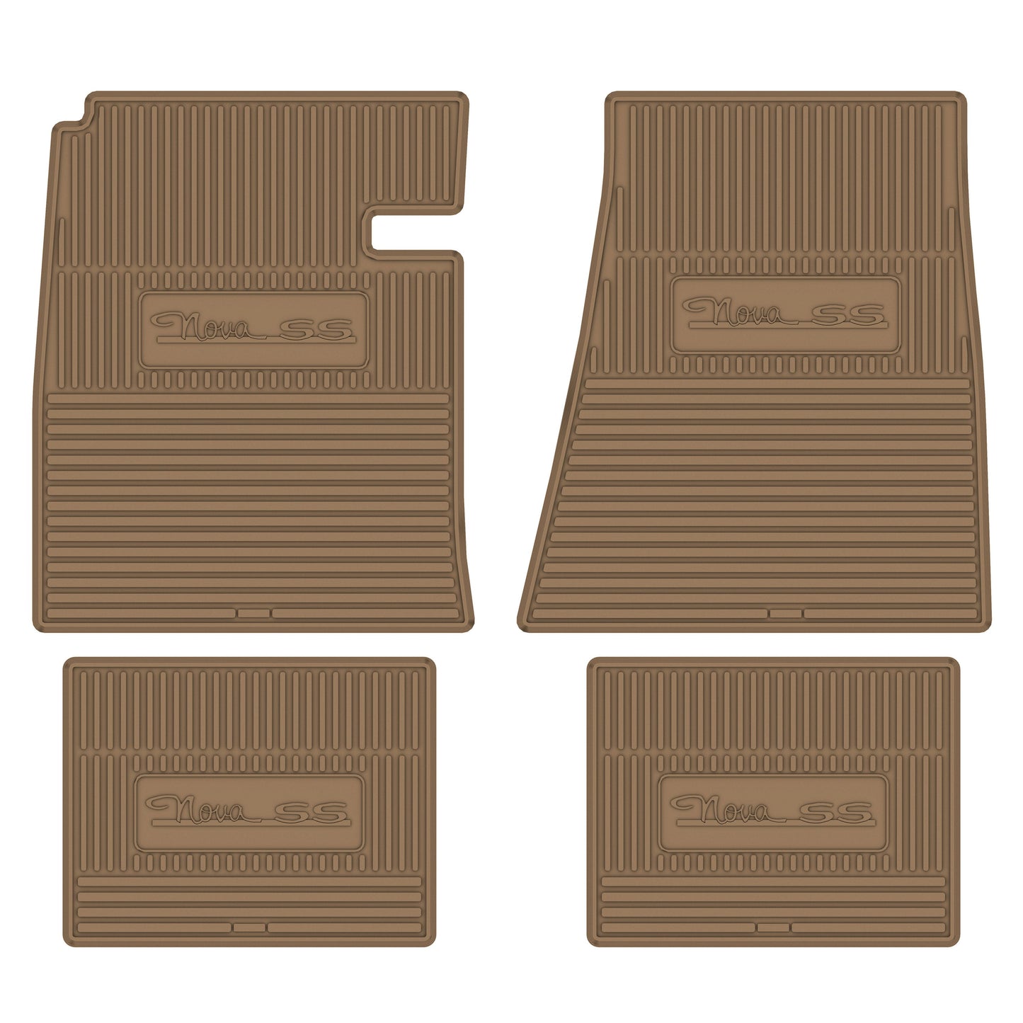 62-64 CHEVROLET 'NOVA SS' FLOOR MATS - TAN