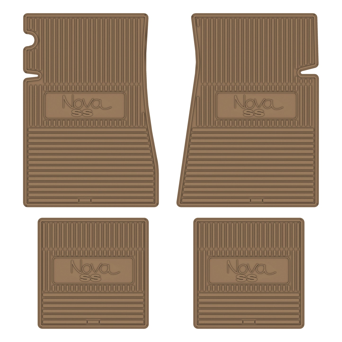 68-74 CHEVROLET 'NOVA SS' FLOOR MATS - TAN