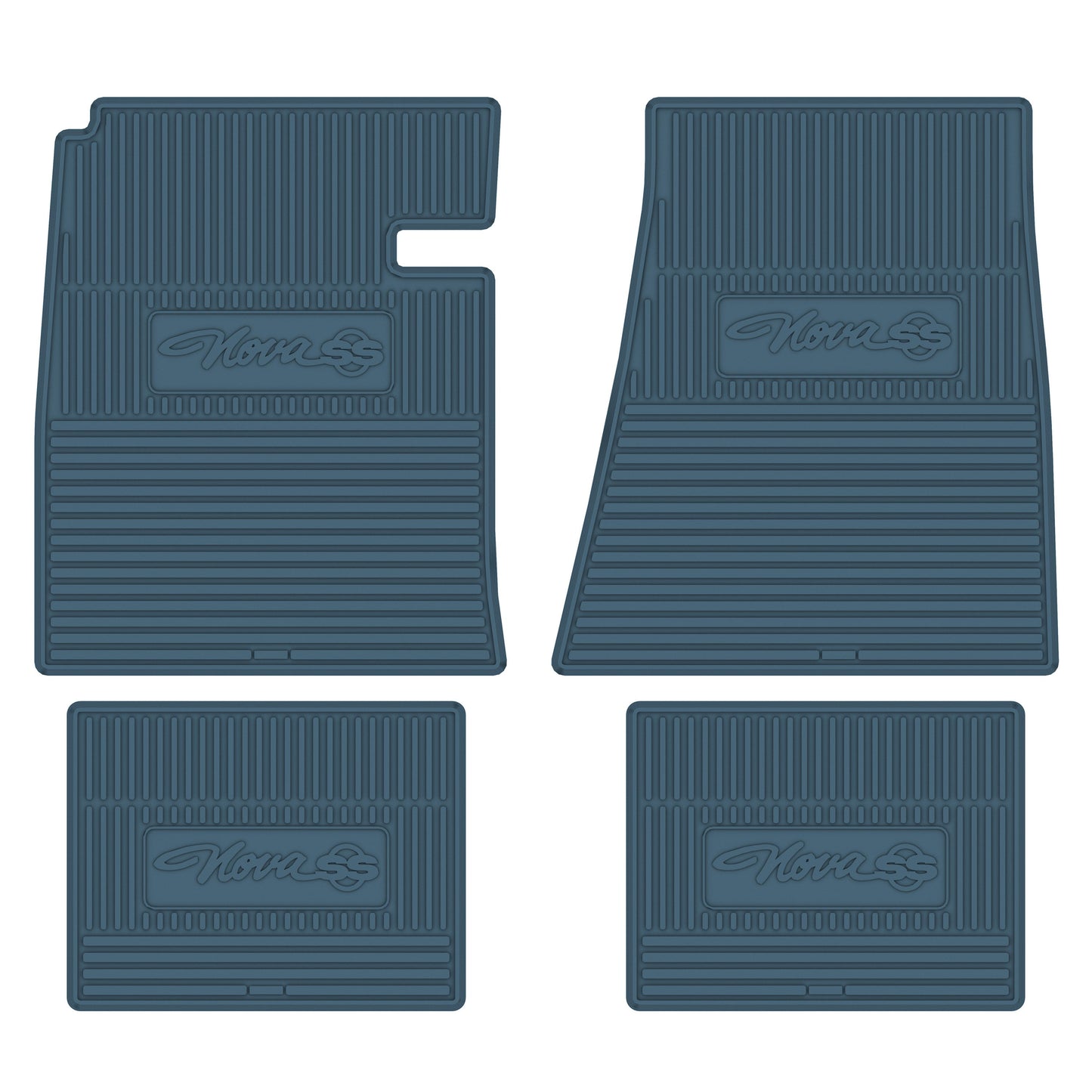 65 CHEVROLET 'NOVA SS' FLOOR MATS - MEDIUM BLUE