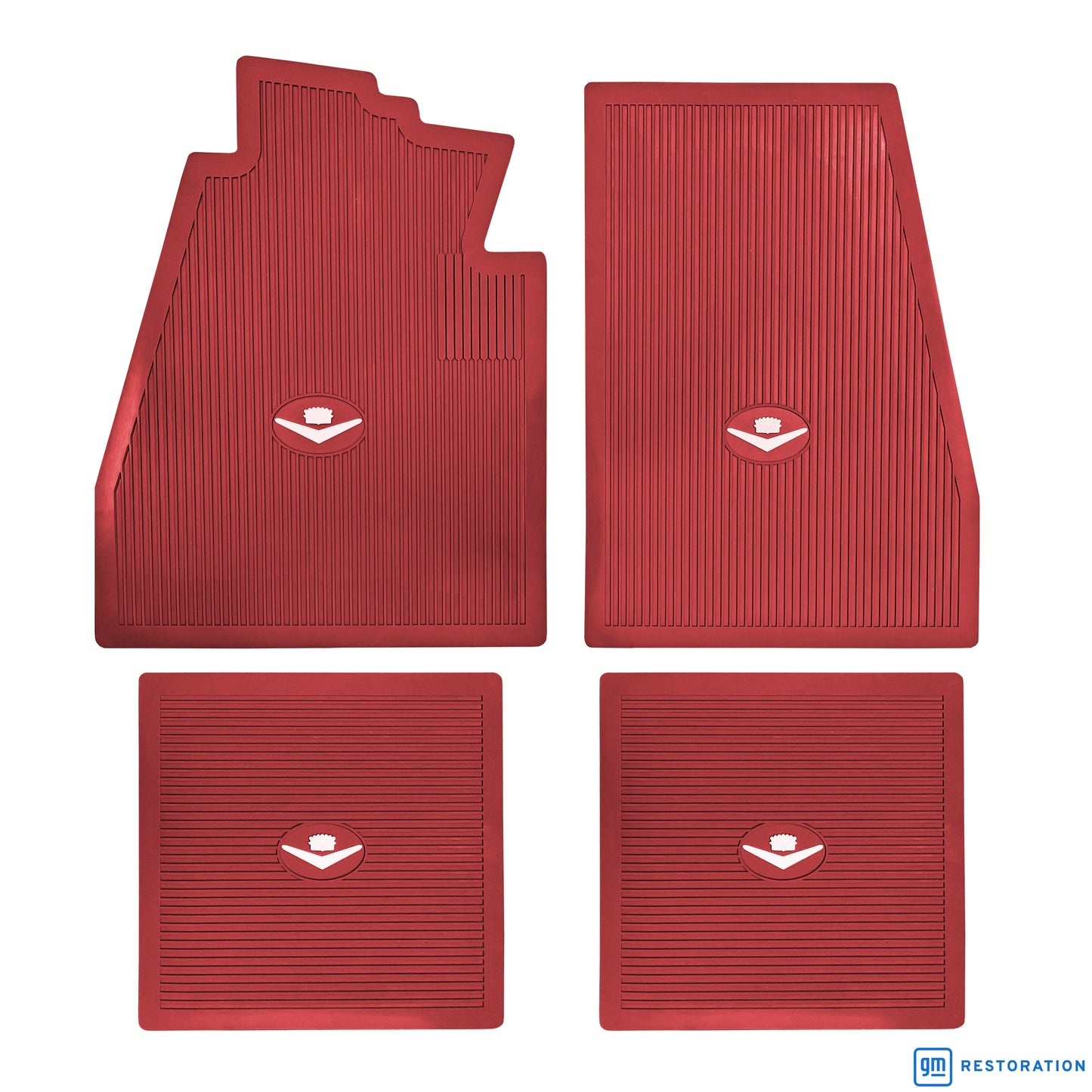 57-58 CADILLAC 'ORIGINAL REPRODUCTION' FLOOR MATS- RED