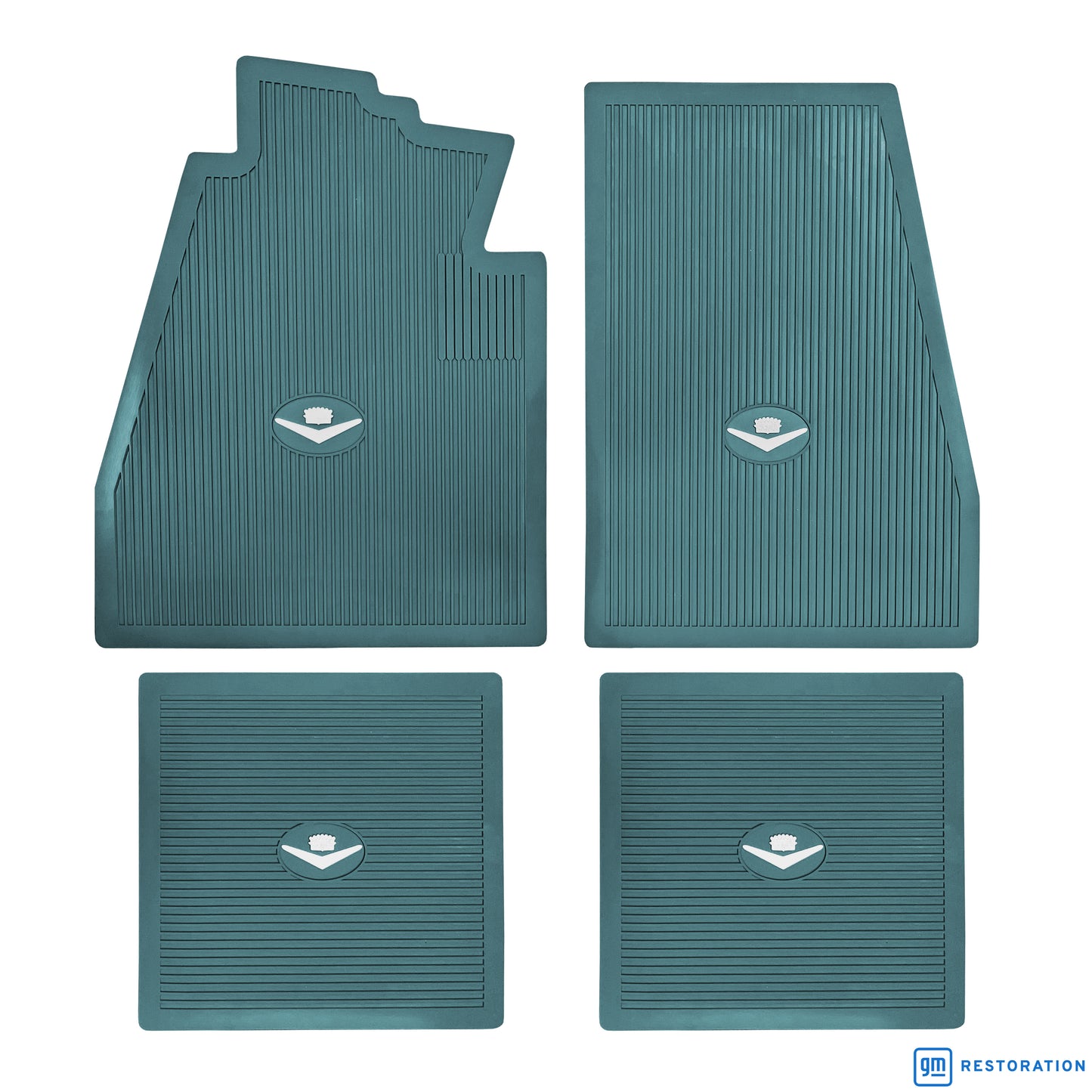 57-58 CADILLAC 'ORIGINAL REPRODUCTION' FLOOR MATS- AQUA