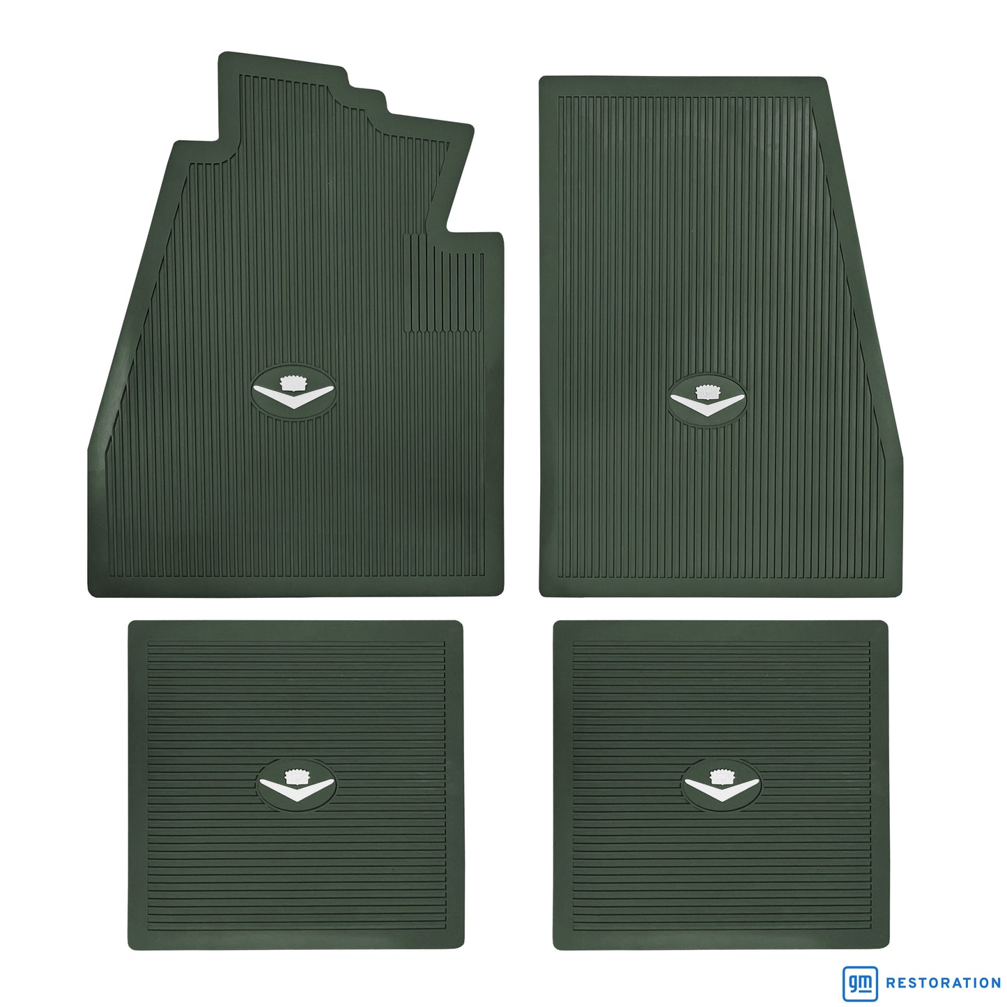 57-58 CADILLAC 'ORIGINAL REPRODUCTION' FLOOR MATS- GREEN