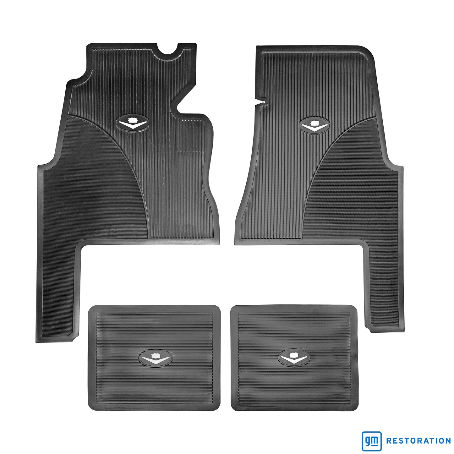 59-60 CADILLAC 'ORIGINAL REPRODUCTION' 2-DOOR FLOOR MATS - BLACK