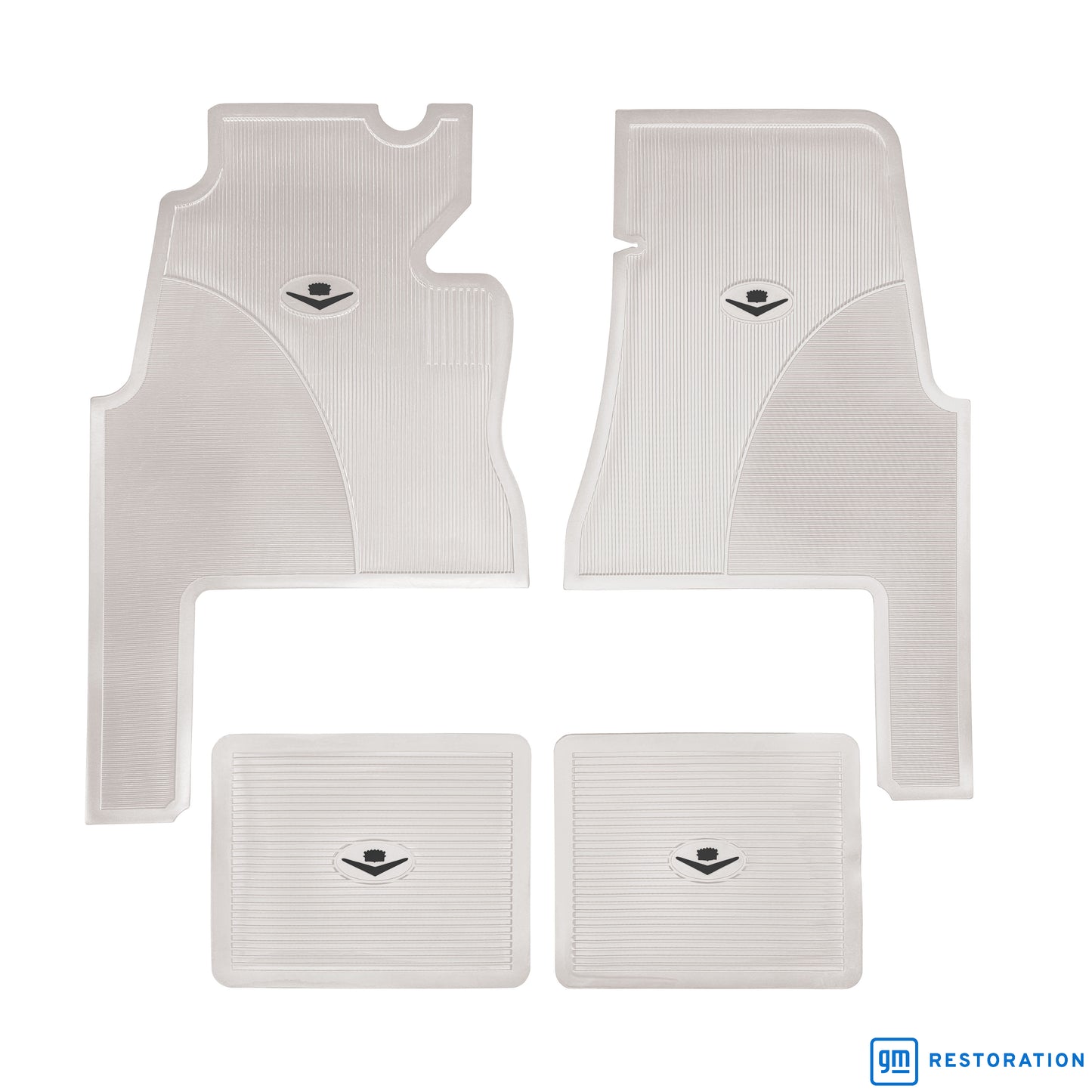 59-60 CADILLAC 'ORIGINAL REPRODUCTION' 2-DOOR FLOOR MATS - WHITE