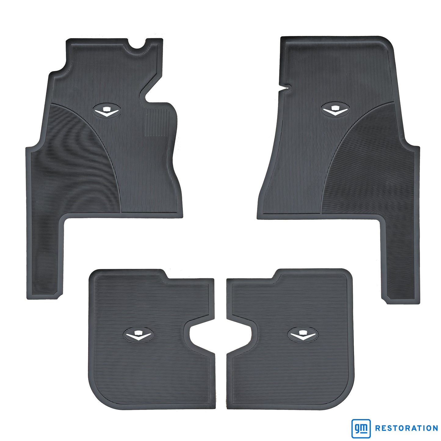 59-60 CADILLAC 'ORIGINAL REPRODUCTION' 4-DOOR FLOOR MATS - BLACK