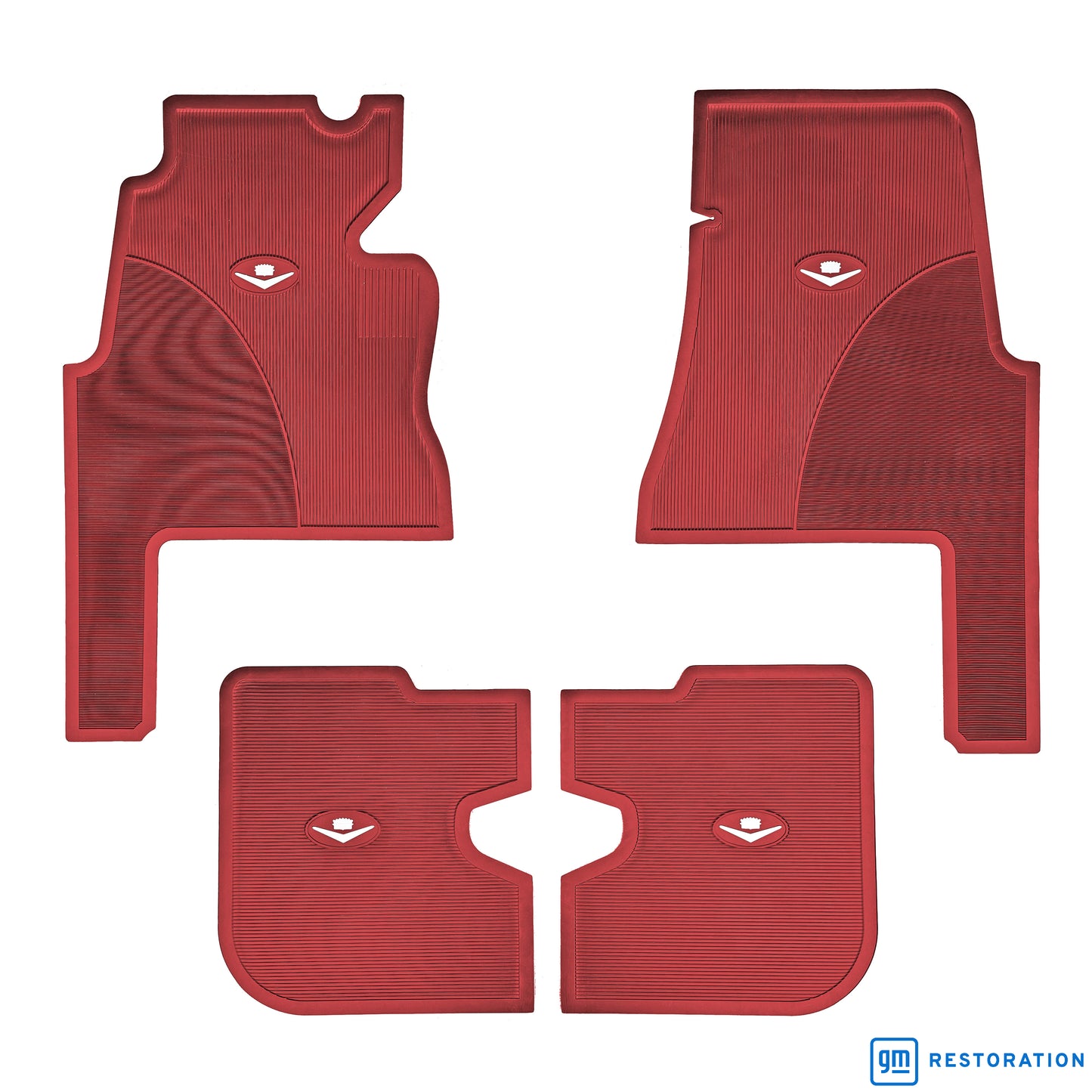 59-60 CADILLAC 'ORIGINAL REPRODUCTION' 4-DOOR FLOOR MATS - RED