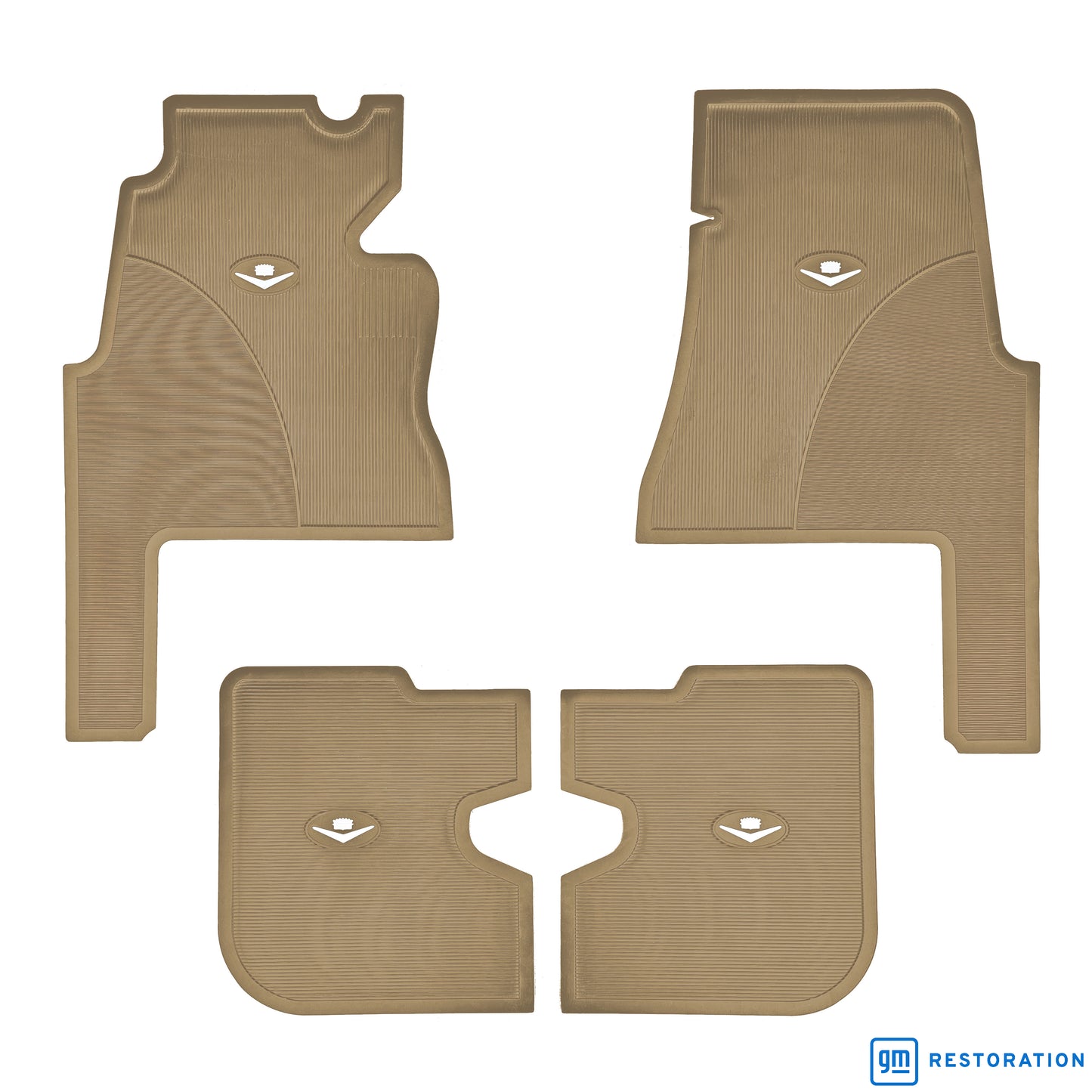 59-60 CADILLAC 'ORIGINAL REPRODUCTION' 4-DOOR FLOOR MATS - TAN
