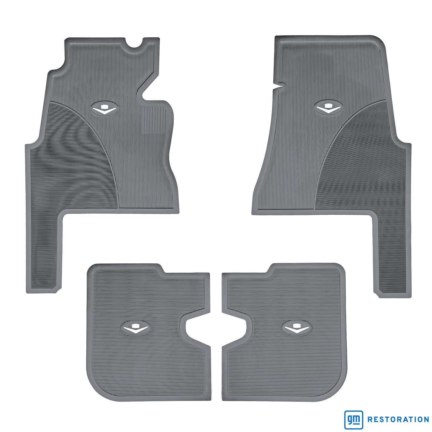 59-60 CADILLAC 'ORIGINAL REPRODUCTION' 4-DOOR FLOOR MATS - GRAY