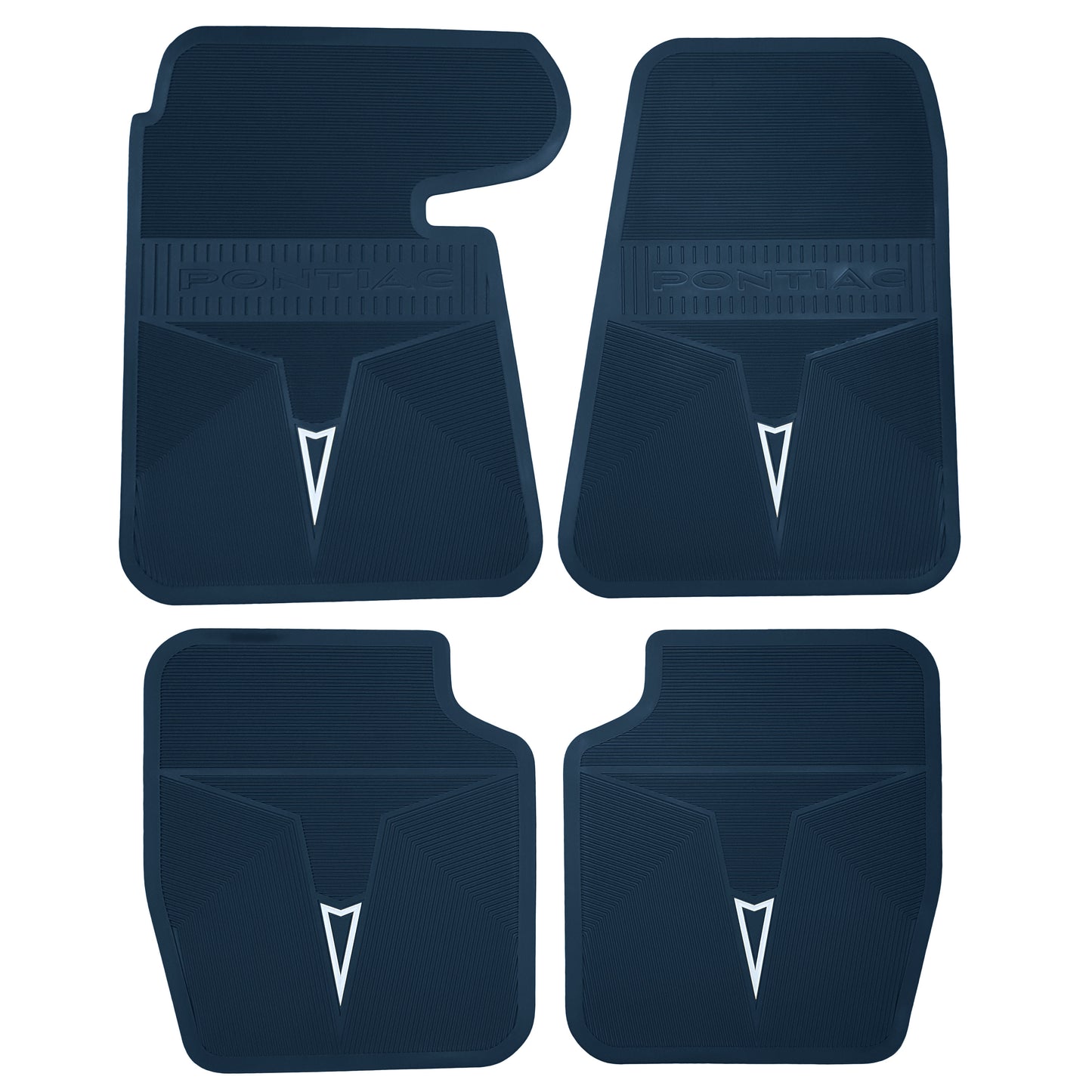 64-65 PONTIAC 'ORIGINAL REPRODUCTION' FLOOR MATS - DARK BLUE
