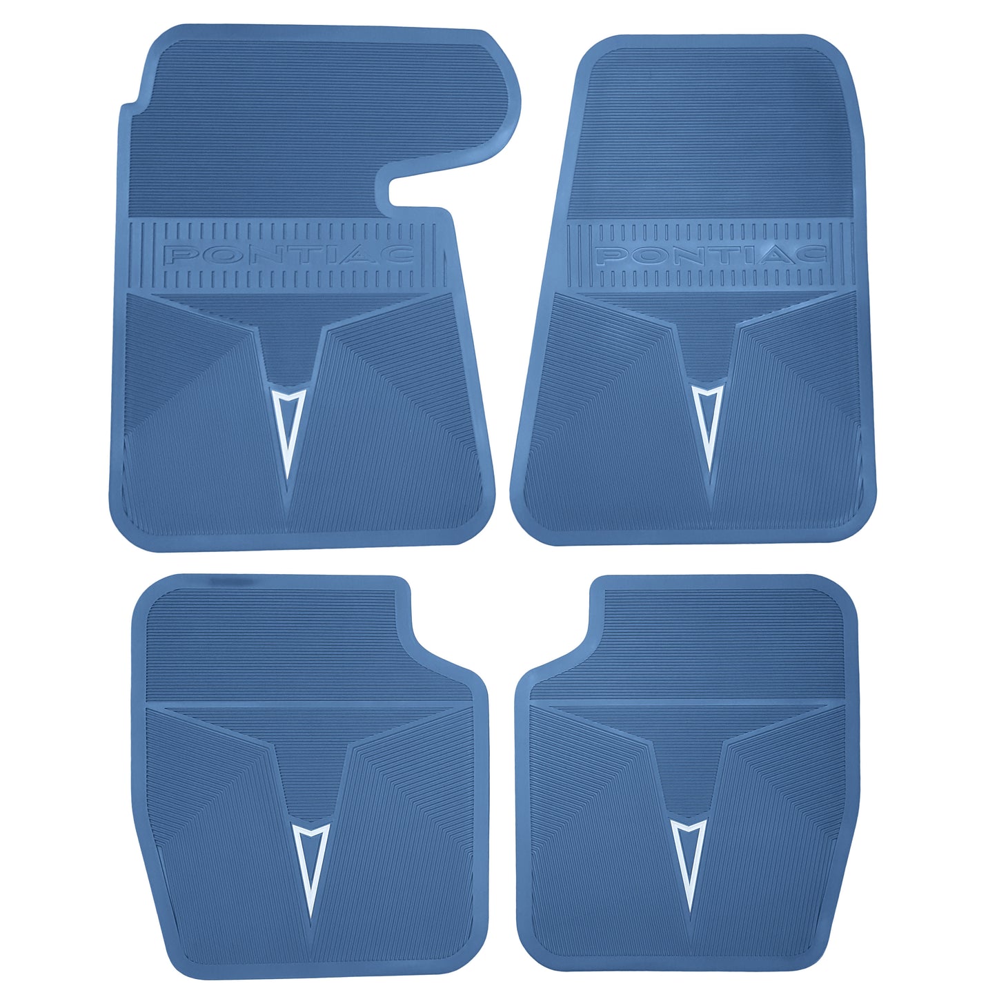 64-65 PONTIAC 'ORIGINAL REPRODUCTION' FLOOR MATS - MEDIUM BLUE