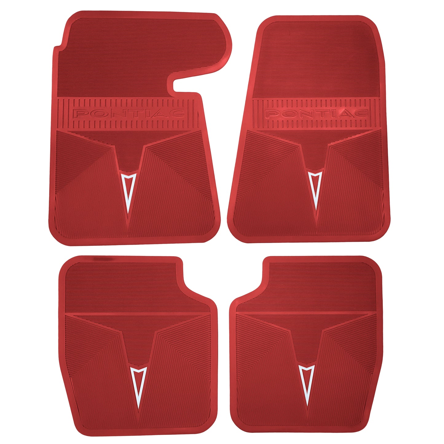 64-65 PONTIAC 'ORIGINAL REPRODUCTION' FLOOR MATS - RED