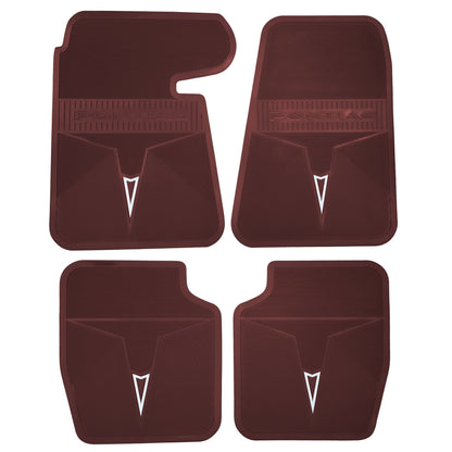 64-65 PONTIAC 'ORIGINAL REPRODUCTION' FLOOR MATS - MAROON