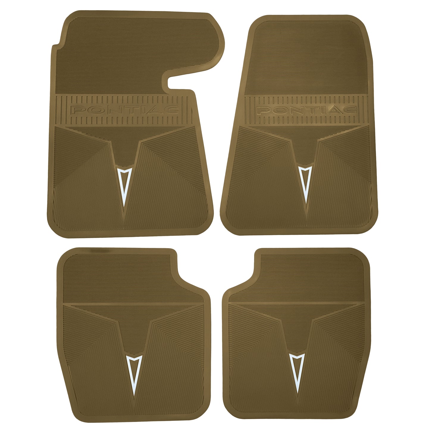 64-65 PONTIAC 'ORIGINAL REPRODUCTION' FLOOR MATS - DARK GOLD