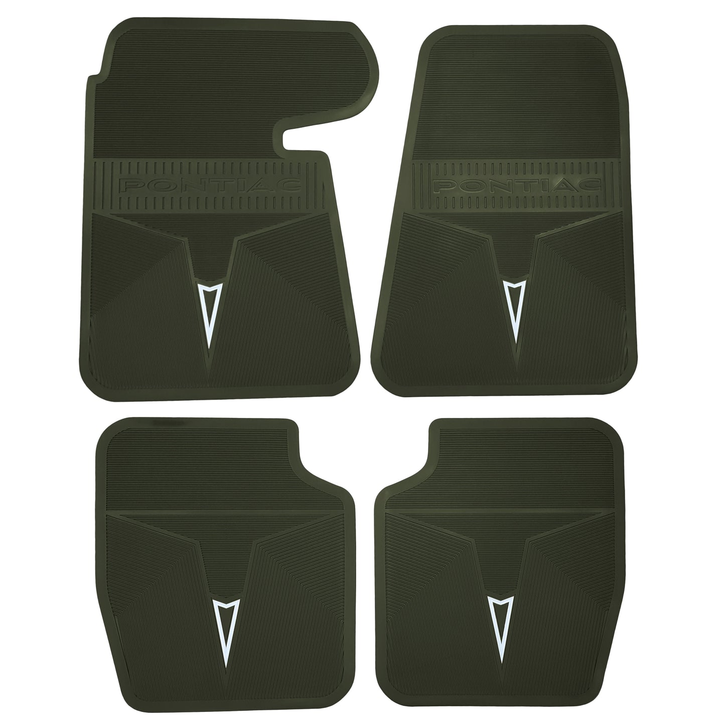 64-65 PONTIAC 'ORIGINAL REPRODUCTION' FLOOR MATS - GREEN