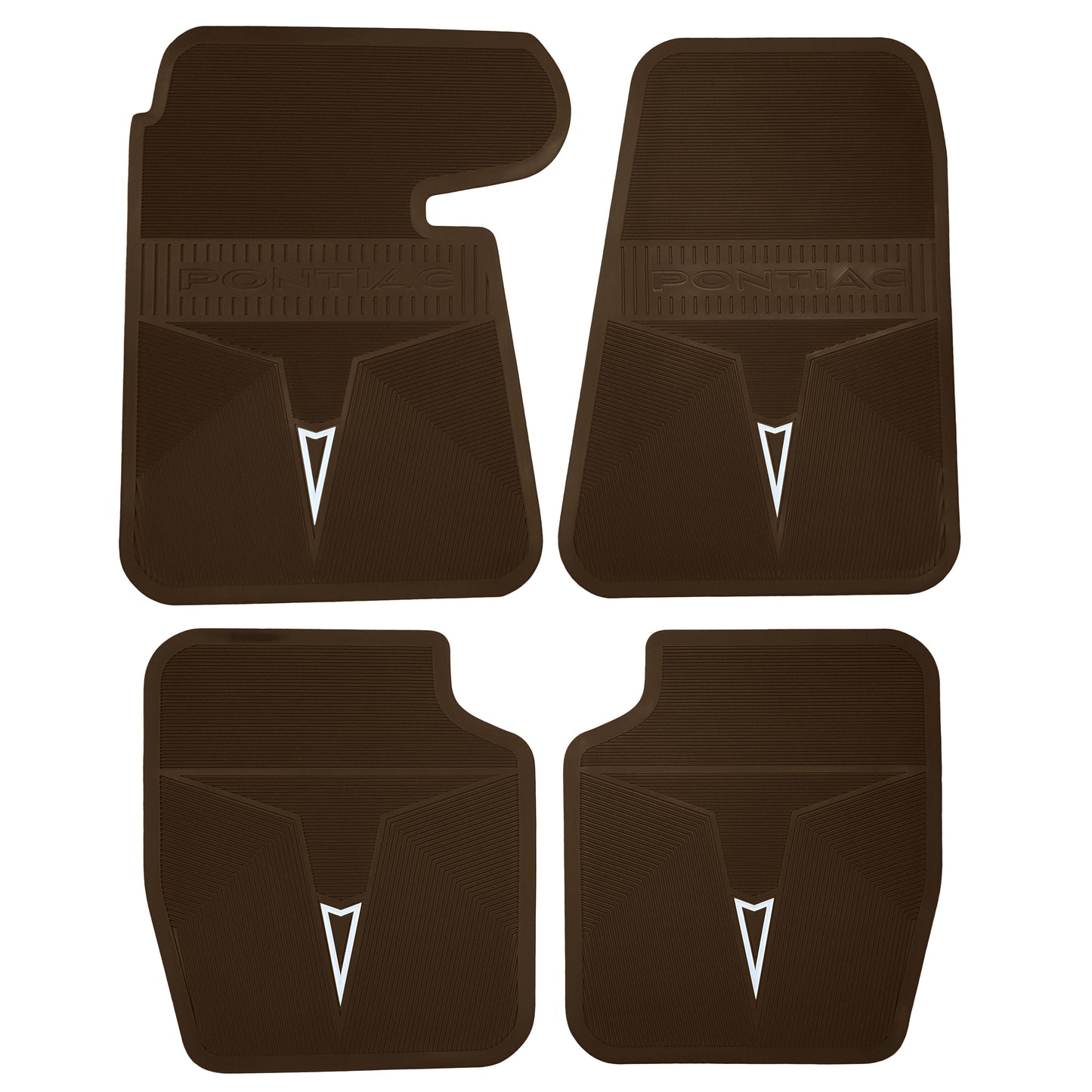 64-65 PONTIAC 'ORIGINAL REPRODUCTION' FLOOR MATS - BROWN
