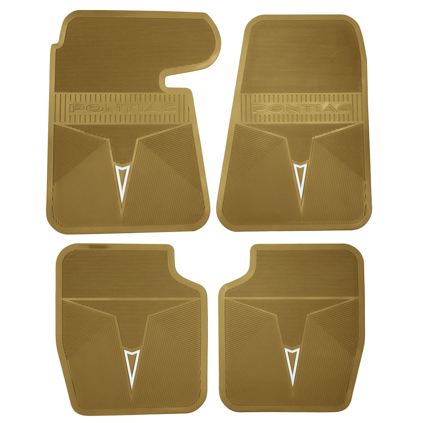 64-65 PONTIAC 'ORIGINAL REPRODUCTION' FLOOR MATS - GOLD