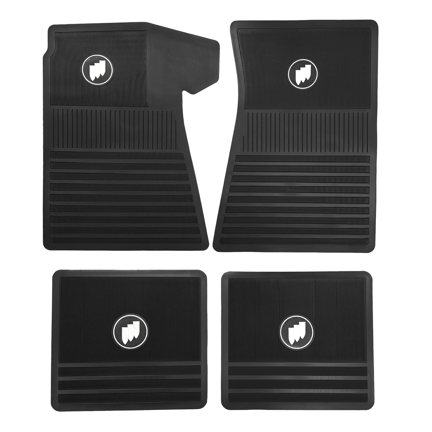 64-72 BUICK 'ORIGINAL REPRODUCTION' FLOOR MATS - BLACK